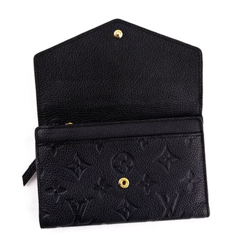 louis vuitton monogram wallet black|Louis Vuitton empreinte wallet.